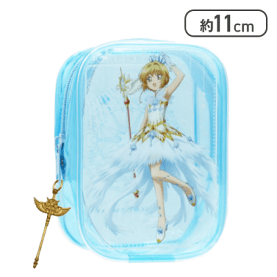 【木之本桜】カードキャプターさくら〜クリアカード編〜チャーム付きミニクリアポーチ