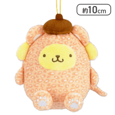 【ポムポムプリン】サンリオキャラクターズ ヒョウかぶりちょいデカマスコット