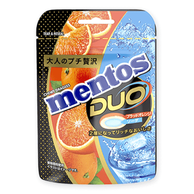 メントスDUO　ブラッドオレンジ&ソーダ※賞味期限:2027/06/30
