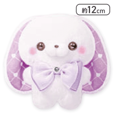 【ぱぁぷる】すくっとたっちさん ぬいぐるみ〜ほわいとほりっく〜ろりぽっぷ