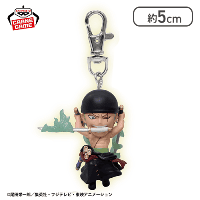 ワンピース ゾロ キーホルダー ワンピース ゾロ フィギュア キーホルダー 約5cm - メルカリ