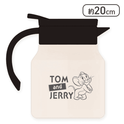 【アイボリー】トム＆ジェリー　卓上ステンレスポット2