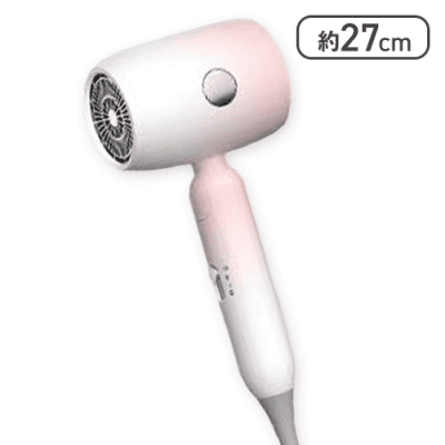 【ピンク】フォールドコンパクトドライヤー