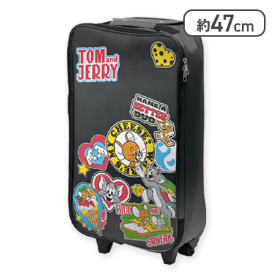 【ブラック】トムとジェリー ソフトキャリーケース