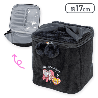 【ブラック】トムとジェリー バニティバッグウィンターVer.4 