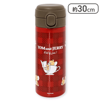【レッド】トムとジェリー ステンレスボトル