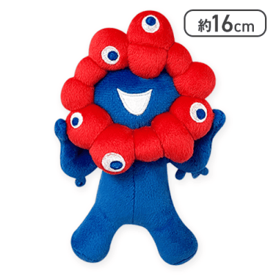 【ミャクミャク】EXPO2025 ミャクミャク ゴム紐付きぬいぐるみ