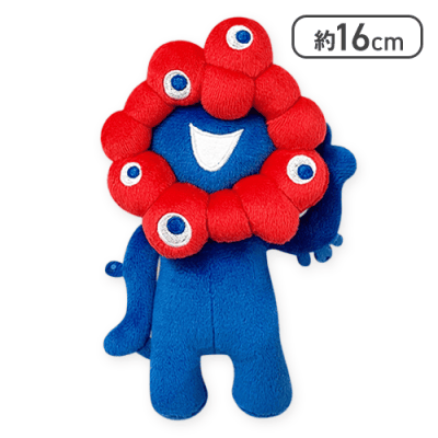 【ぴこーん】EXPO2025 ミャクミャク ゴム紐付きぬいぐるみ