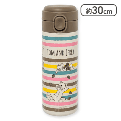【ベージュ】トムとジェリー ステンレスボトル