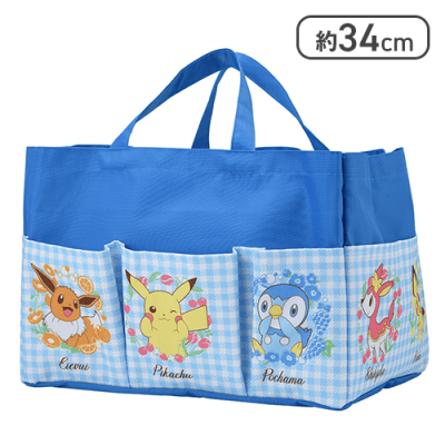 アニメ　ポケットモンスター　当選品　ビデオケース　プラバッグ ブルー】ポケットモンスター プラチナムザッカポケット付収納バッグ