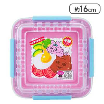 【ピンク】おぱんちゅうさぎ フレッシュおぱんちゅマーケット 特売弁当ランチBOX