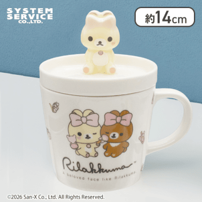 【コリラックマ】リラックマ Makeup Rilakkuma フィギュア付き小皿＆マグカップセット