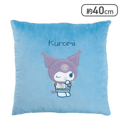 【クロミ】サンリオキャラクターズ グレイッシュハングアウトもこっとクッション2