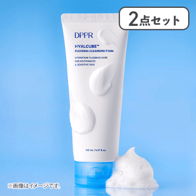 【2点セット】DPPR HYALCUBE FLOODING CLEANSING FOAM 150ML