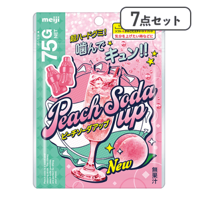 【7点セット】ピーチソーダアップ※賞味期限:2026/09/30