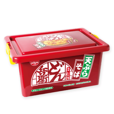 【天ぷらそば】どん兵衛ミニコンテナBOX※賞味期限:2026/05/10