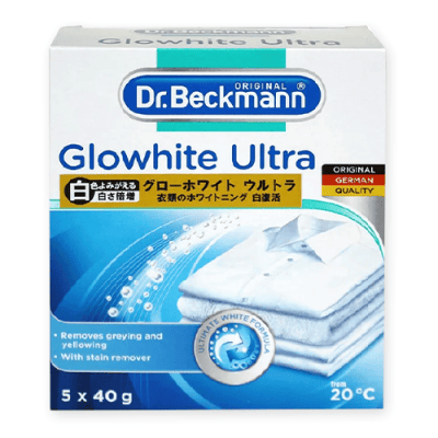 Dr.Beckmann グローホワイト ウルトラ 蛍光増白剤(酸素系漂白剤入り) 5包