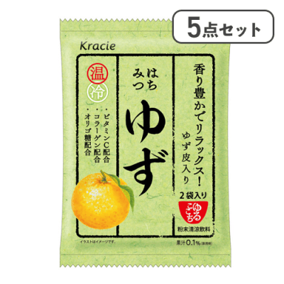 【5点セット】ゆるここち　はちみつゆず※賞味期限:2028/03/31