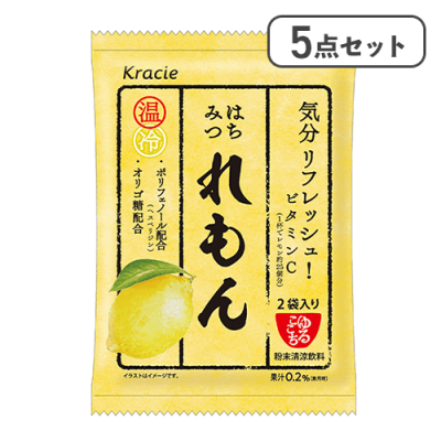 【5点セット】ゆるここち　はちみつれもん※賞味期限:2028/02/29
