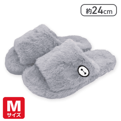 【グレー(M)】ベイマックスラグジュアリースリッパ