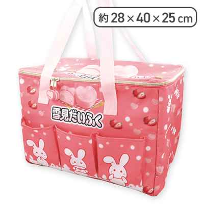 【いちご】ロッテ 雪見だいふく 保温保冷BIGマルチバッグvol.2