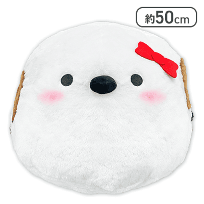 【リボン】シマエナガBIGドームぬいぐるみ5