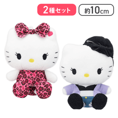 【ヒョウ柄ギャル＆ネオギャル】ハローキティ マスコット XOXOギャル