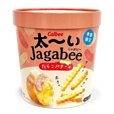 AM太ーいJagabeeたらこバター味　バーレルBOX(SS) ※賞味期限:2026/06/30