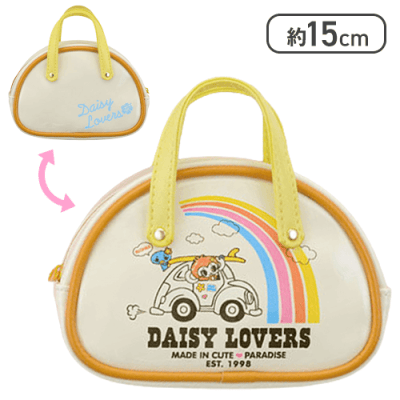 【ルッキー】ナルミヤキャラクターズ エナメルボストン風ポーチ