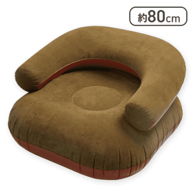 【ブラウン】ラグジュアリー エアーソファー 3