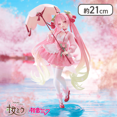 【先行練習プレイ/配送不可】桜ミク AMP＋ フィギュア～桜ドレスver.～