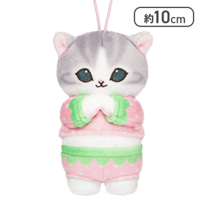 【いちご】mofusandパジャマにゃんマスコット2