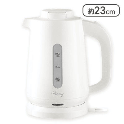 【ホワイト】TEANY 電気ケトル