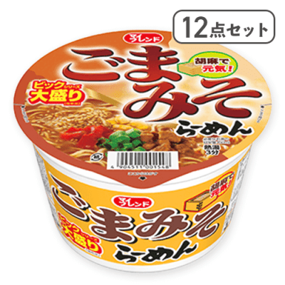 【12点セット】ビック　ごまみそらーめん ※賞味期限:2026/08/09