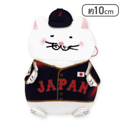 【シロ】侍ジャパンでぶねこマスコット