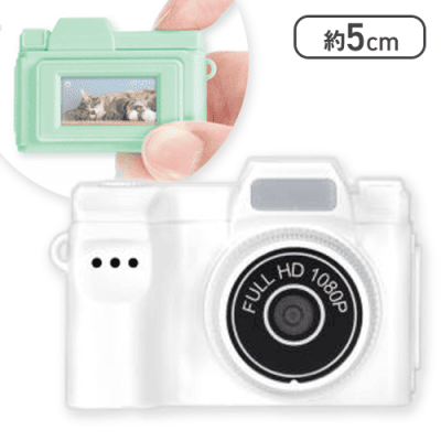 【ホワイト】液晶付きミニデジタルカメラ Ｓｎａｐ