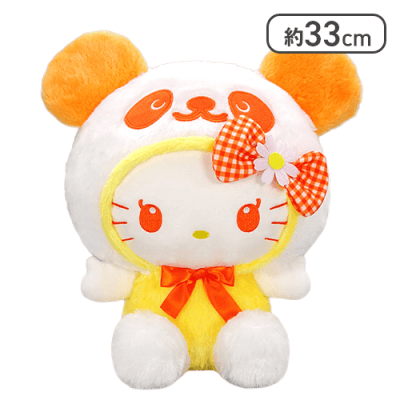 パンダ ハローキティ マーガレット超BIGぬいぐるみ
