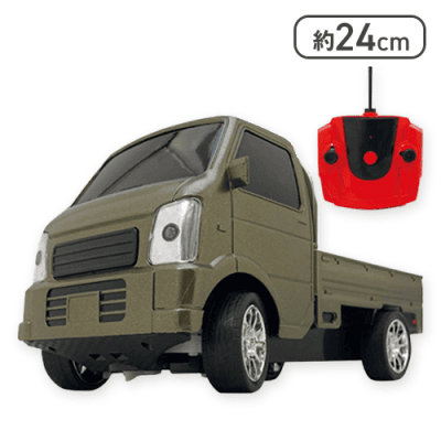 【カーキメタリック】RCカスタム軽トラック4