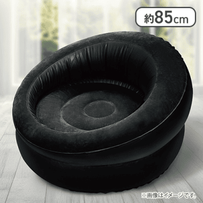 【ブラック】プレミアムエアーソファーLucca3