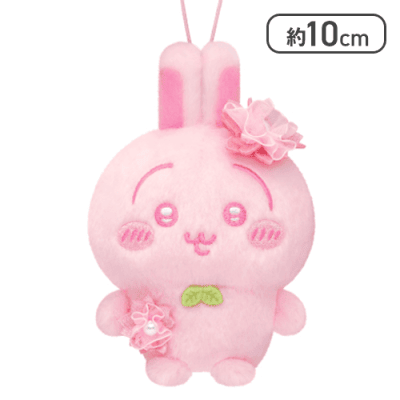 【うさぎ】ちいかわ ぬいぱれっと〜さくらいろ〜マスコット2