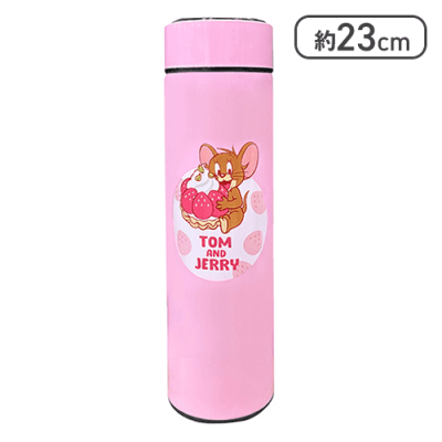 【ピンク】トム＆ジェリー　温度センサー付きステンレスボトル9