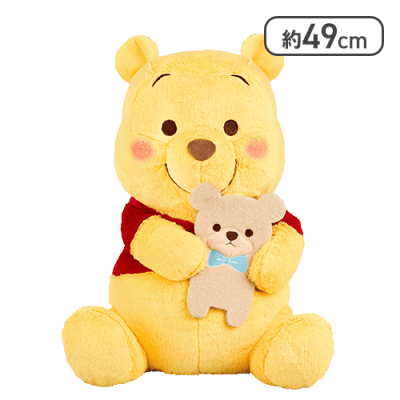 くまのプーさん FukuFuku 超超BIGぬいぐるみ〜くまさんだっこ〜