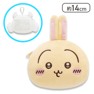 【うさぎ】ちいかわぬいぐるみパスケースポーチ2