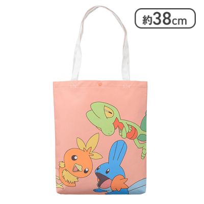 【キモリ＆アチャモ＆ミズゴロウ】ポケットモンスター プラチナムザッカトートバッグ〜ホウエン地方〜