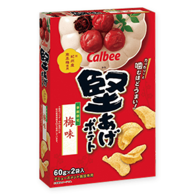 【梅味】堅あげポテト2PBOX※賞味期限:2026/09/30