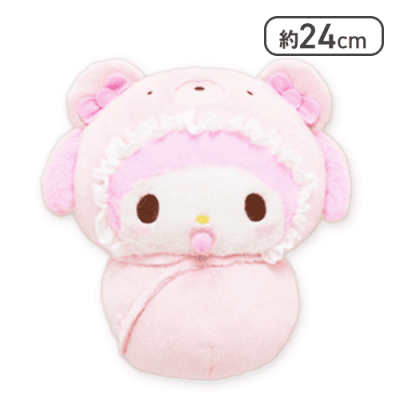 【マイメロディ】サンリオキャラクターズ ラテクマベビーおくるみBIGぬいぐるみvol.1