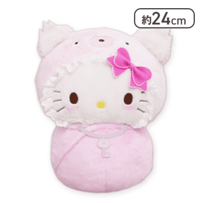 【チャーミーキティ】サンリオキャラクターズ ラテクマベビーおくるみBIGぬいぐるみvol.1