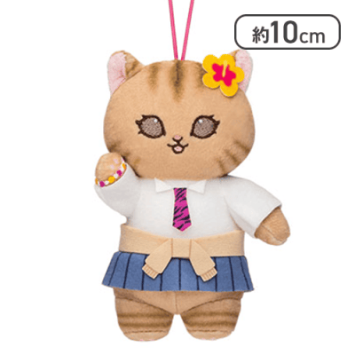 【オレンジハイビスカス】mofusandコギャルにゃんマスコット