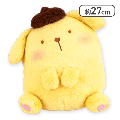 【ポムポムプリン】サンリオキャラクターズ ふんわりおすわりドールBIGタイプ2