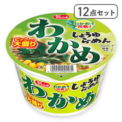 【12点セット】ビック　わかめしょうゆらーめん※賞味期限:2026/10/16